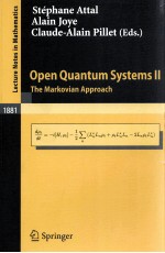 OPEN QUANTUM SYSTEMS II: THE MARKOVIAN APPROACH