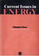 CURRENT ISSUES IN ENERGY:A SELECTION OF PAPERS