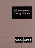 Contemporary Literary Criticism Volume 241