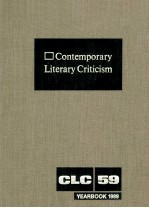 Contemporary Literary Criticism Yearbook 1989 Volume 59