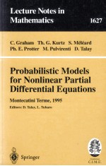 PROBABILISTIC MODELS FOR NONLINEAR PARTIAL DIFFERENTIAL EQUATIONS