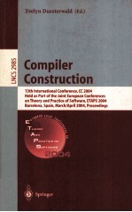 Lecture Notes in Computer Science 2985 Compiler Construction 13th International Conference