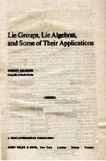 LIE GROUPS