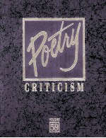 Poetry Criticism Volume 59