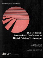 Final Program and Proceedings of IS&T's NIP15:International Conference on Digital Printing Technolog