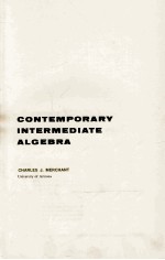 CONTEMPORARY INTERMEDIATE ALGEBRA