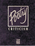 Poetry Criticism Volume 68