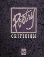 Poetry Criticism Volume 28