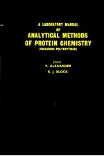 A LABORATORY MANUAL OF ANALYTICAL METHODS OF PROTEIN CHEMISTRY (INCLUDING POLYPEPTIDES) VOLUME 3 DET