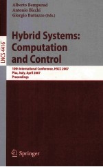 Lecture Notes in Computer Science 4416 Hybrid Systems:Computation and Control 10th International Wor