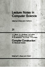 Lecture Notes in Computer Science 21 Compiler Construction An Advanced Course