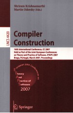 Lecture Notes in Computer Science 4420 Compiler Construction 16th International Conference