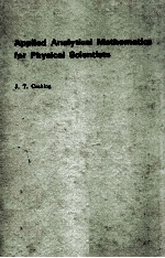 APPLIED ANALYTICAL MATHEMATICS FOR PHYSICAL SCIENTISTS