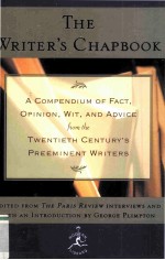 THE WRITER'S CHAPBOOK A Compendium of Fact