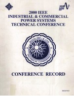 2000 IEEE INDUSTRIAL & COMMERCIAL POWER SYSTEMS TECHNICAL CONFERENCE CONFERENCE RECORD