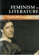 FEMINISM IN LITERATURE A Gale Critical Companion Volume 6: 20th Century