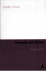 Foucault and Fiction The Experience Book