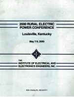 2000 RURAL ELECTRIC POWER CONFERENCE PAPERS PRESENTED AT THE 44TH ANNUAL CONFERENCE LOUISVILLE