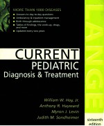 CURRENT:PEDIATRIC DIAGNOSIS & TREATMENT 16TH EDITION