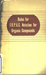 RULES FOR IUPAC NOTATION FOR ORGANIC COMPOUNDS