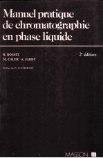 MANUEL PRATIQUE DE CHROMATOGRAPHIE EN PHASE LIQUIDE