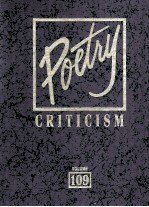 Poetry Criticism Volume 109