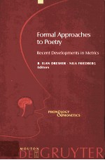 Formal Approaches to Poetry Recent Developments in Metrics