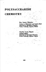 POLYSACCHARIDE CHEMISTRY