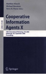 Lecture Notes in Artificial Intelligence 4149 Cooperative Information Agents X 10th International Wo