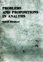 PROBLEMS PROPOSITIONS IN ANALYSIS