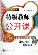 特级教师公开课  数学  九年级第1学期