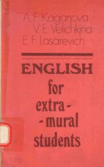 ENGLISH FOR EXTRA-MURAL STUDENTS THIRD EDITION