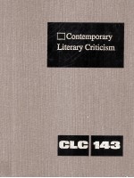 Contemporary Literary Criticism Volume 143