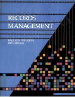 RECORDS MANAGEMENT FIFTH EDITION