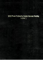 2000 POWER ENGINEERING SOCIETY SUMMER MEETING CONFERENCE PROCEEDINGS VOLUME 1