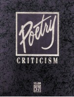 Poetry Criticism Volume 57