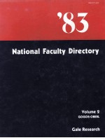 THE NATIONAL FACULTY DIRECTORY 1983 THIRTEENTH EDITION IN THREE VOLUME VOLUME 2 GOGOS-OBERL