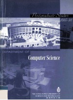 POSTGRADUATE STUDIES 1997-98 DEPARTMENT OF COMPUTER SCIENCE