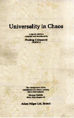 UNIVERSALITY IN CHAOS