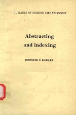 ABSTRACTING AND INDEXING