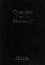 Chambers concise dictionary