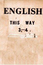 ENGLISH THIS WAY BOOK  3-4