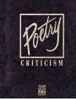 Poetry Criticism Volume 66