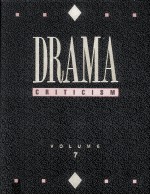 DRAMA CRITICISM VOLUME 7