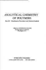 ANALYTICAL CHEMISTRY OF POLYMERS