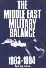 THE MIDDLE EAST MILITARY BALANCE 1993-1994