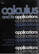 CALCULUS AND ITS APPLICATIONS