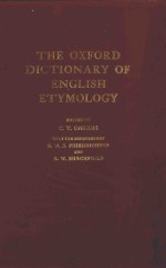 THE OXFORD DICTIONARY OF ENGLISH ETYMOLOGY