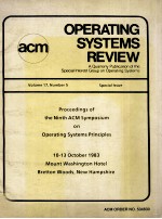 Proceedings of The Ninth ACM Symposium on Operating Systems Principles