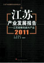 江苏产业发展报告  2011  江苏战略性新兴产业